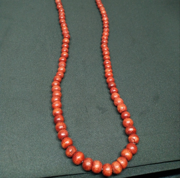 Direct from India -  Sandalwood Prayer Meditation Beads Mala Necklace - Picture 3 of 3